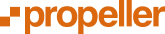propeller logo orange